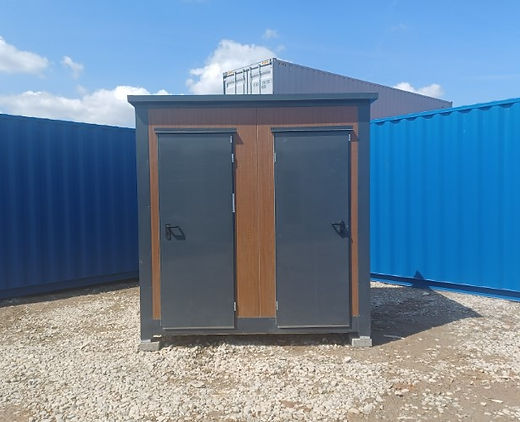 Contentor Sanitário Duplo com 2 Cabinas